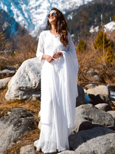 Aspen White Chikankari Lace Kurta Set (Set of 3)